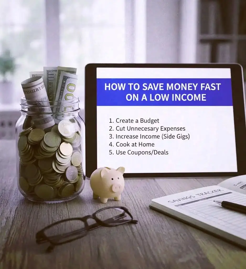 "How to Save Money Fast on a Low Income: Step-by-Step Guide in Hindi” कम आय में पैसा कैसे बचाएं ?